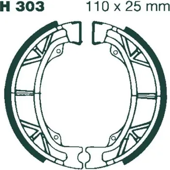 Brzdový komplet EBC H 303 G brzdové pakny čelisti na motorku