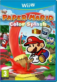 Hra pro starou konzoli Paper Mario Color Splash pro Wii U