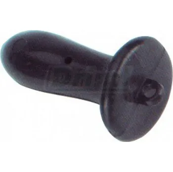 Zaslepovací struk, plastový, do strukové gumy, černý