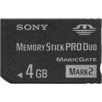 Paměťová karta SONY Memory Stick Pro DUO 4 GB (MSMT4GN)