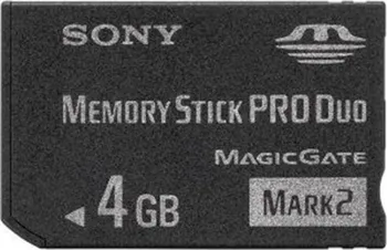 Paměťová karta SONY Memory Stick Pro DUO 4 GB (MSMT4GN)