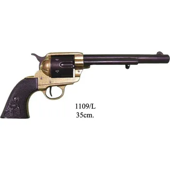 Airsoftová zbraň Colt Peacemaker 7,5" Barva: černá/zlatá