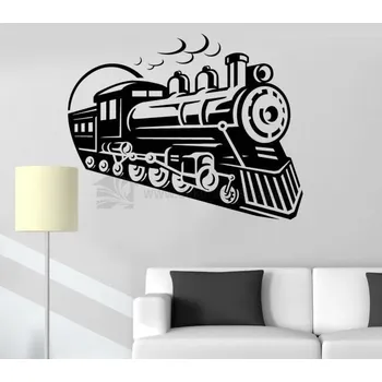 Samolepící dekorace Samolepka na zeď - Vlak z tunelu - dekorace-steny.cz - 40 x 50 cm - 612