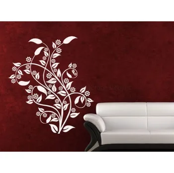 Samolepící dekorace Samolepky na zeď - Pestrá květina - dekorace-steny.cz - 60 x 70 cm - 053