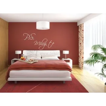 Samolepící dekorace Samolepka na zeď - Miluji tě - dekorace-steny.cz - 60 x 115 cm - 706