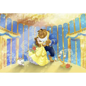 Fototapeta Dětská fototapeta Kráska a zvíře 8-4022 Beauty and the Beast Disney / Obrazové tapety a fototapety na zeď Komar (368 x 254 cm)