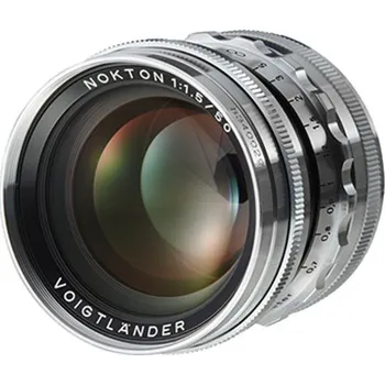 Objektiv Voigtlander 50 mm f/1.5 Asph. Nokton pro Leica M stříbrný