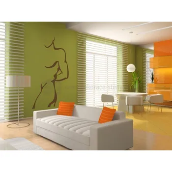 Samolepící dekorace Dekorace-stěny Dekorace na zeď - Silueta muže - 60 x 120 cm - 052