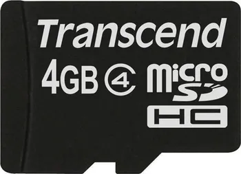 Paměťová karta Transcend micro SDHC 4 GB Class 4 (TS4GUSDC4)