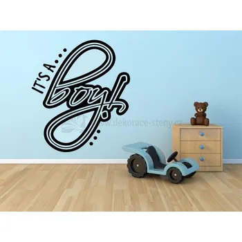 Samolepící dekorace Dekorace na zeď - Boy - dekorace-steny.cz - 40 x 50 cm - 331