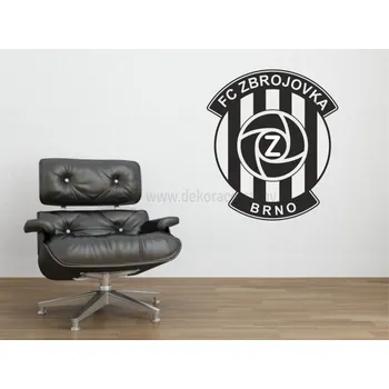 Samolepící dekorace Samolepka na zeď - Zbrojovka Brno - dekorace-steny.cz - 40 x 45 cm - 496