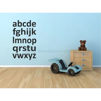 Samolepící dekorace Samolepky na zeď - Abeceda - dekorace-steny.cz - 40 x 70 cm - 407