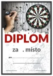 Poháry.com Diplom D72 šipky 