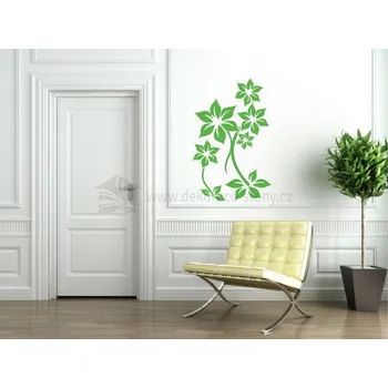 Samolepící dekorace Nálepky - Stylové květiny - dekorace-steny.cz - 60 x 90 cm - 157