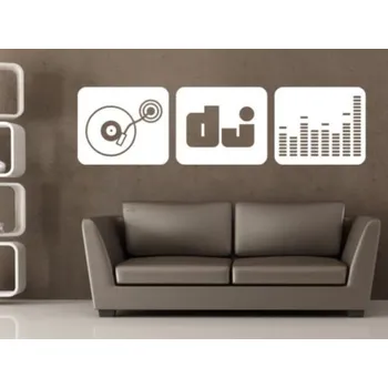 Samolepící dekorace Samolepky na stěnu - Hudba - dekorace-steny.cz - 40 x 150 cm - 421