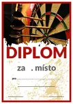 Poháry.com Diplom D73 šipky