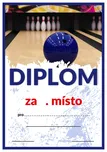 Poháry.com Diplom D72 bowling 