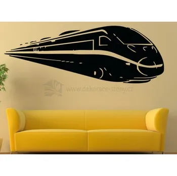 Samolepící dekorace Dekorace na zeď - Rychlovlak - dekorace-steny.cz - 40 x 110 cm - 426