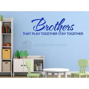 Samolepící dekorace Samolepicí dekorace - Brothers - dekorace-steny.cz - 30 x 100 cm - 402