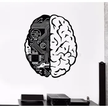 Samolepící dekorace Samolepicí dekorace - Mozek - dekorace-steny.cz - 30 x 40 cm - 688