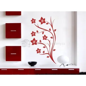 Samolepící dekorace Dekorace na zeď - Floral - dekorace-steny.cz - 40 x 80 cm - 013