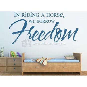 Samolepící dekorace Samolepky na stěny - Svoboda - dekorace-steny.cz - 40 x 90 cm - 257