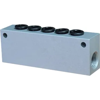 ABAC RR-1456 rozdělovací lišta G 1/4" + 5x 6mm (rozdělovač vzduchu)