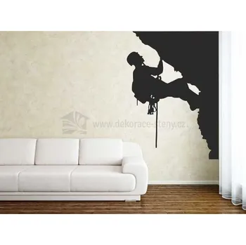 Samolepící dekorace Samolepky na zeď - Horolezec - dekorace-steny.cz - 80 x 110 cm - 122