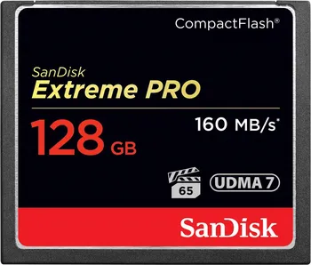 Paměťová karta SanDisk Extreme Pro CompactFlash 128 GB