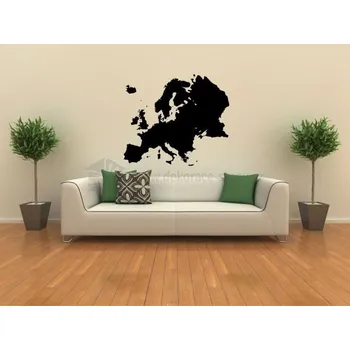 Samolepící dekorace Samolepky na zeď - Mapa Evropy - dekorace-steny.cz - 60 x 70 cm - 401