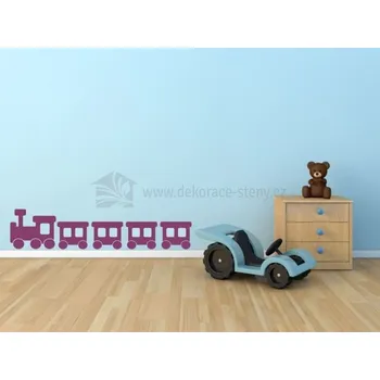 Samolepící dekorace Dekorace-steny.cz - Samolepky - Dětský vláček - 433