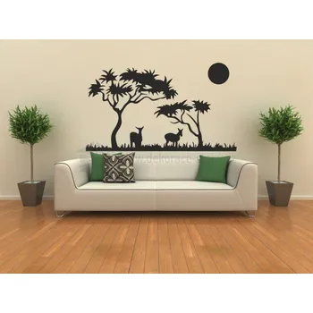 Samolepící dekorace Samolepky na zeď - Afrika Nature - dekorace-steny.cz - 60 x 100 cm - 264