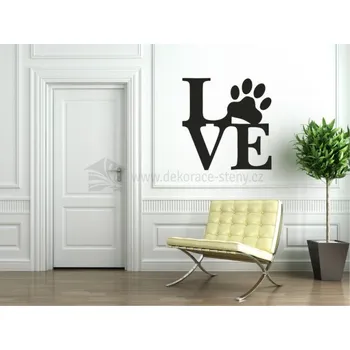 Samolepící dekorace Samolepicí dekorace - Zvířecí láska - dekorace-steny.cz - 40 x 40 cm - 665
