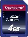 Transcend SDHC 4 GB Class 10…