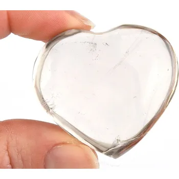Přírodní kámen Světlá záhněda srdíčko 38g