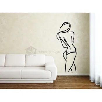 Samolepící dekorace Dekorace na zeď - Silueta - dekorace-steny.cz - 60 x 155 cm - 253