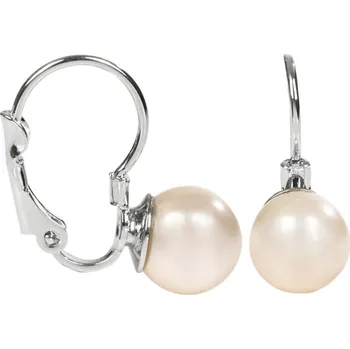 Náušnice Troli Náušnice s klapkou Pearl Cream