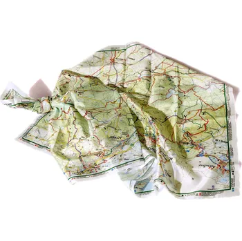 Krušné hory 1: Cheb, Karlovy Vary - mapa na šátku