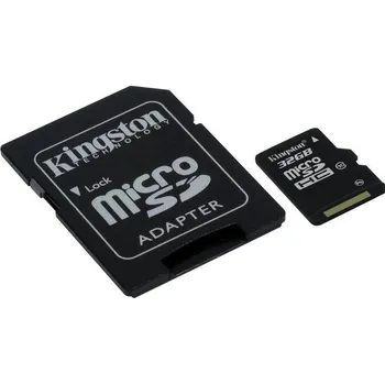 Kingston 32 GB microSDHC Class 4 + SD…