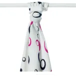 XKKO bambusová osuška BMB magenta bubbles 90x100cm