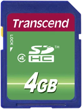 Paměťová karta Transcend Micro SDHC 4 GB Class 4