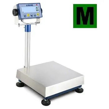 Průmyslová váha váha DINI ARGEO WET, 15kg/5g, 300 x 300mm, EU ověření (můstková váha s indikátorem)