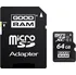Paměťová karta Goodram microSDXC 64 GB Class 10 UHS-I U1 + SD adaptér (SDU16GHC10AGRR9)