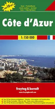 Francie: Azurové pobřeží 1:150 000 - Freytag & Berndt