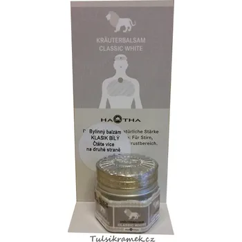 Pleťový krém HA-THA bylinný balzám CLASSIC WHITE/KLASIK BÍLÝ 18ml