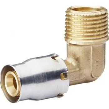 Fitinka Ivar CS Koleno Push 90° závit vnější IVAR.PUSH - KM