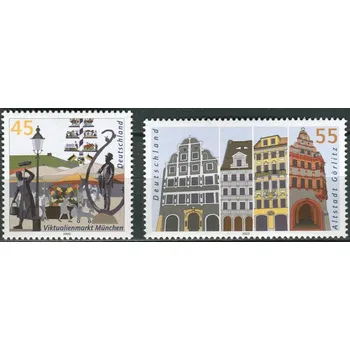 Poštovní známka (2003) MiNr. 2356 - 2357 ** - Německo - Obrázky z německých měst (II)