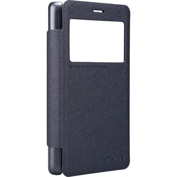 Pouzdro na mobilní telefon Nillkin Sparkle S-View pro Xiaomi Redmi Note 5A Prime černé