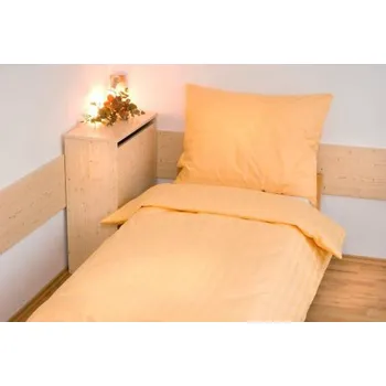 Povlečení Brotex Atlas Gradl sytě žlutý 140 x 220, 70 x 90 cm hotelový uzávěr