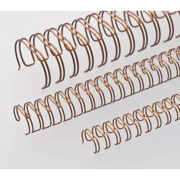 Renz Kovové hřbety 3/1" 14,3 50 ks, bronzové